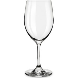 True Taste Set of 4 Red And White Tasting Glass