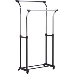 Honey-Can-Do Flared Double Garment Rack