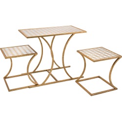 Imax Worldwide Home Set of 3 Abdi Nesting Tables