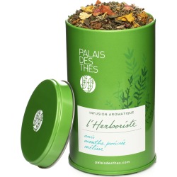 Le Palais Des Anise Peppermint Lemon LHerboriste Herbal Tea 2.8oz Metal Canister