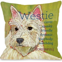 One Bella Casa Westie Pillow
