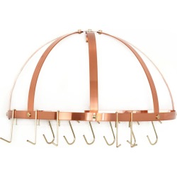 Old Dutch Pot Rack with Grid & Hooks