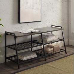 42in Industrial Metal & Entry Bench