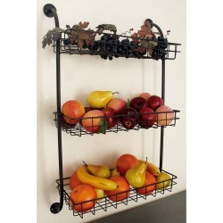 Metal Wall Storage Rack