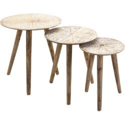 Imax Worldwide Home Set of 3 Cashel Round Tables