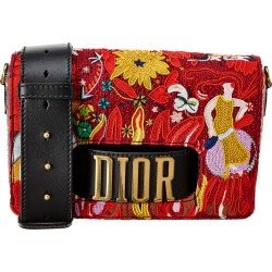 Dior Dio(r)evolution Canvas & Leather Shoulder Bag
