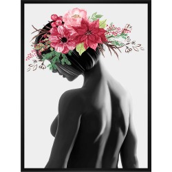 Whom Home Natures Crown Framed Hand Embelished Canvas Giclee found on Bargain Bro from Ruelala for USD $212.79