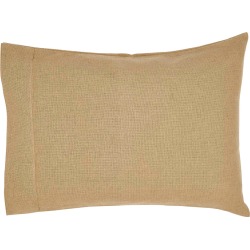 VHC Burlap Natural Set of 2 Pillowcases