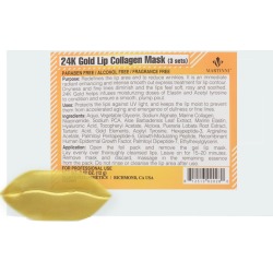 Martinni 24K Gold Lip Collagen Set of Three Masks