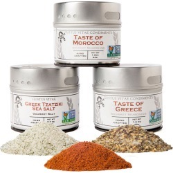 Gustus Vitae Set of Three Taste of the Mediterranean Tins