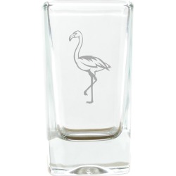 Carved Solutions Flamingo Shot/Dessert Glass Set of 4