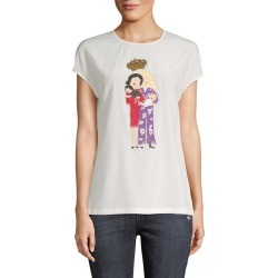 Dolce & Gabbana Silk Embroidered Top
