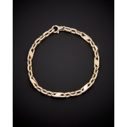 14K Italian Gold Fancy Mariner Link Bracelet