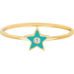 EF Collection 14K Diamond Star Stack Ring