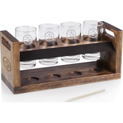 Legacy Craft Beer Flight with Pittsburgh Steelers Laser Engraving