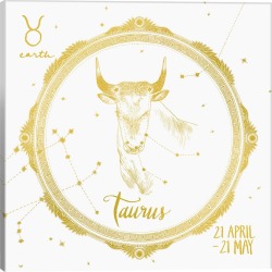 iCanvas Taurus by Sara Zieve Miller Wall Art