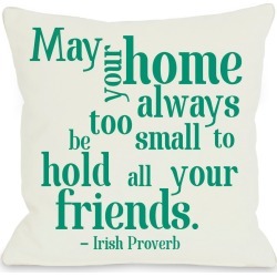 One Bella Casa Home Irish Proverb Pillow