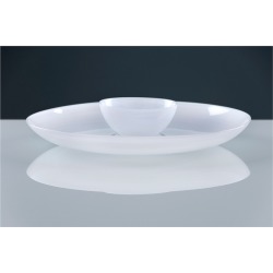 Shiraleah Polished Alabaster Chip And Dip Set