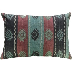 Striped Global Linen Pillow