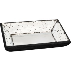 A&B Home Set of 2 Glass Trays
