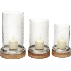 Natural Reflections Set of 3 Hurricanes