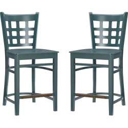 Linon Lola Green Counter Stools Set of 2 found on Bargain Bro Philippines from Gilt for $389.99