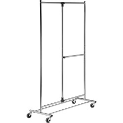 Honey-Can-Do Dual Bar Adjustable Garment Rack