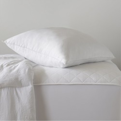 Le' Nautique Collection Soft Luxury Plush Quilted Chevron Gel Fiber Stomach Sleeper Pillow