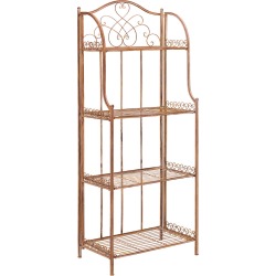 Safavieh Amaris Wrought Iron 4 Tier Outdoor Bakers Rack