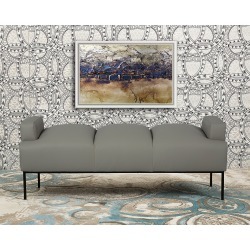 Carmel Light Grey Bench