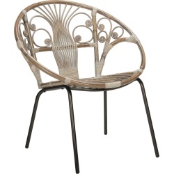 Safavieh Carlson Rattan Accent Chair found on Bargain Bro from Gilt for USD $174.79