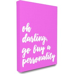 Stupell Home Decor Go Buy A Personality Humor Typography