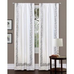 Urban Savanna Gray Window Curtain Single