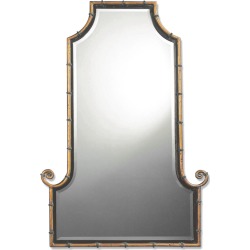 Uttermost Himalaya Iron Bamboo Mirror