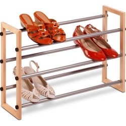 Honey-Can-Do 3-Tier Expandable Shoe Rack