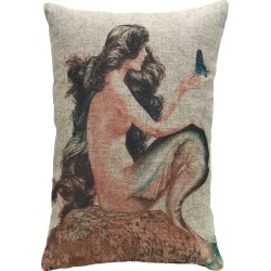 Mermaid Linen Pillow