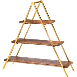 Godinger Three-Tier Wooden Server