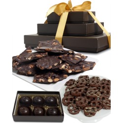 Chocolate Covered Company Sweet-And-Salty Dark Chocolate Tower