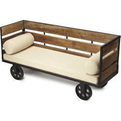 Butler Ridley Wood & Metal Entry Bench