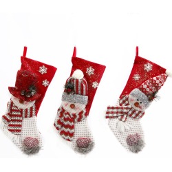 Gerson International Set of 3 Fabric Snowman Christmas Stockings found on Bargain Bro from Ruelala for USD $40.27