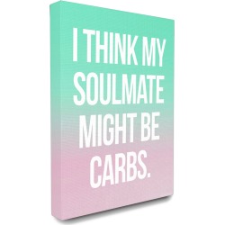 Stupell Home Decor Carb Soulmate Humor Typography