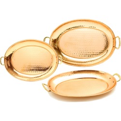 Old Dutch Set of Three Trays