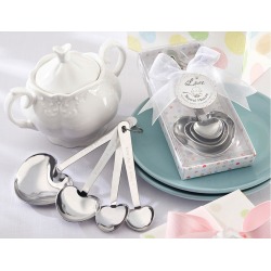 Kate Aspen Love Beyond Measure 4pc Measuring Spoon Set