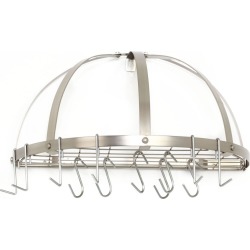 Old Dutch Pot Rack with Grid & Hooks