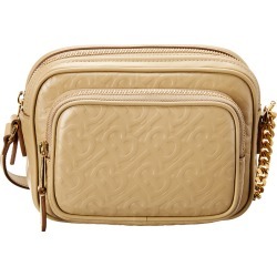 Burberry Small Monogram Leather Camera Bag