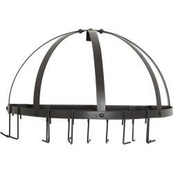 Old Dutch Pot Rack with Grid & Hooks