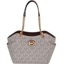 michael kors jet set travel chain shoulder tote bag saffiano leather