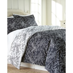 Southshore Linens Reversable Soft Floral Print Winter Brush Duvet Cover Set
