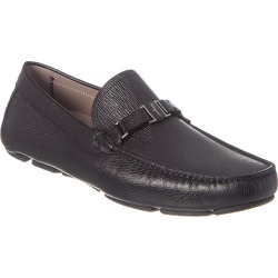 Salvatore Ferragamo Amer Buckle Leather Driver