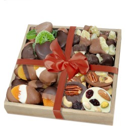 Chocolate Covered Company Premium Dried Fruit & Mendiant Gift Tray
